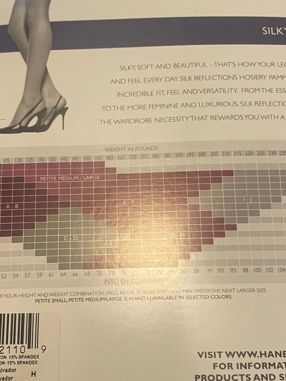 Hanes Barely Black Control Top Sheer Toe Pantyhose barely black size EF large-xl